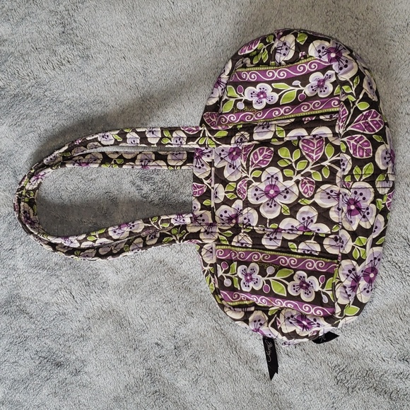 Vera Bradley Plum Petals Purse - Picture 3 of 16